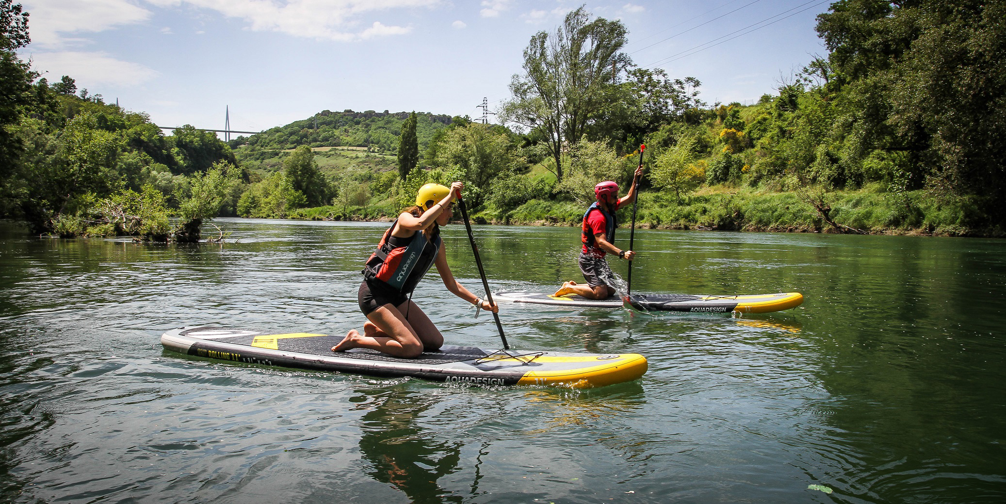 Activité paddle sur le Tarn pour tous avec Millau Aventure